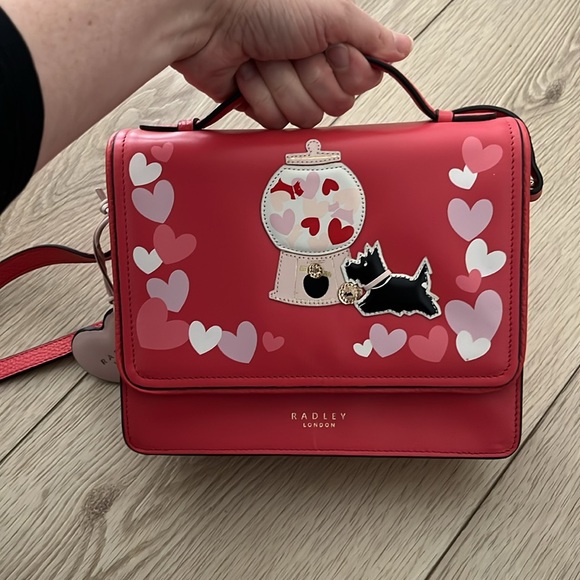 RADLEY LONDON I CHOOSE YOU Valentine’s Day Crossbody Fold Over - Picture 6 of 9